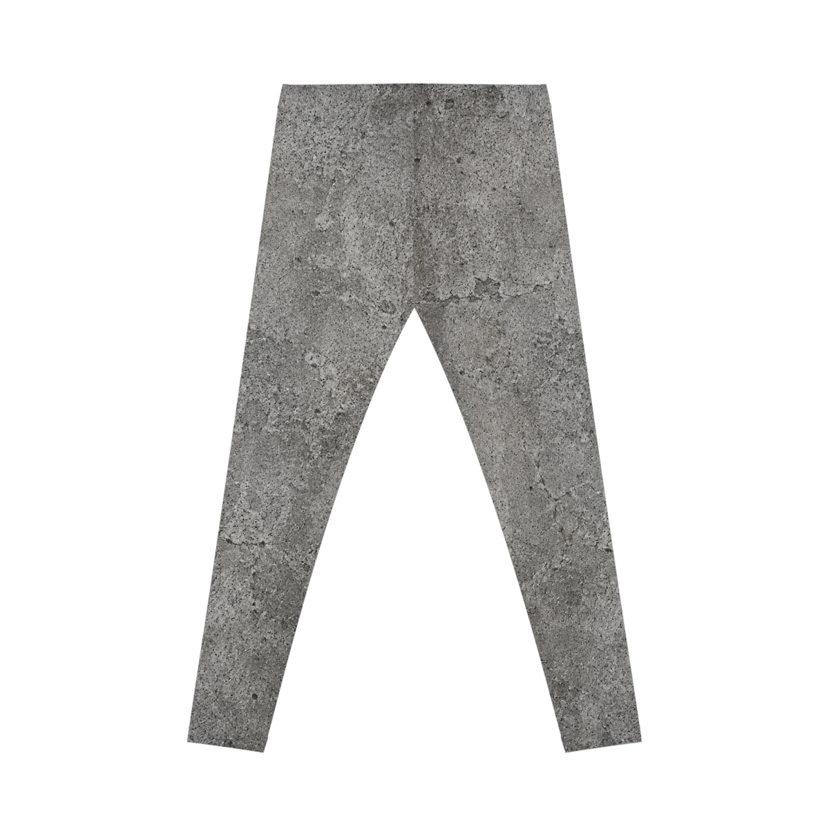 Concrete Texture Women's Leggings — Gray Urban Stone Print