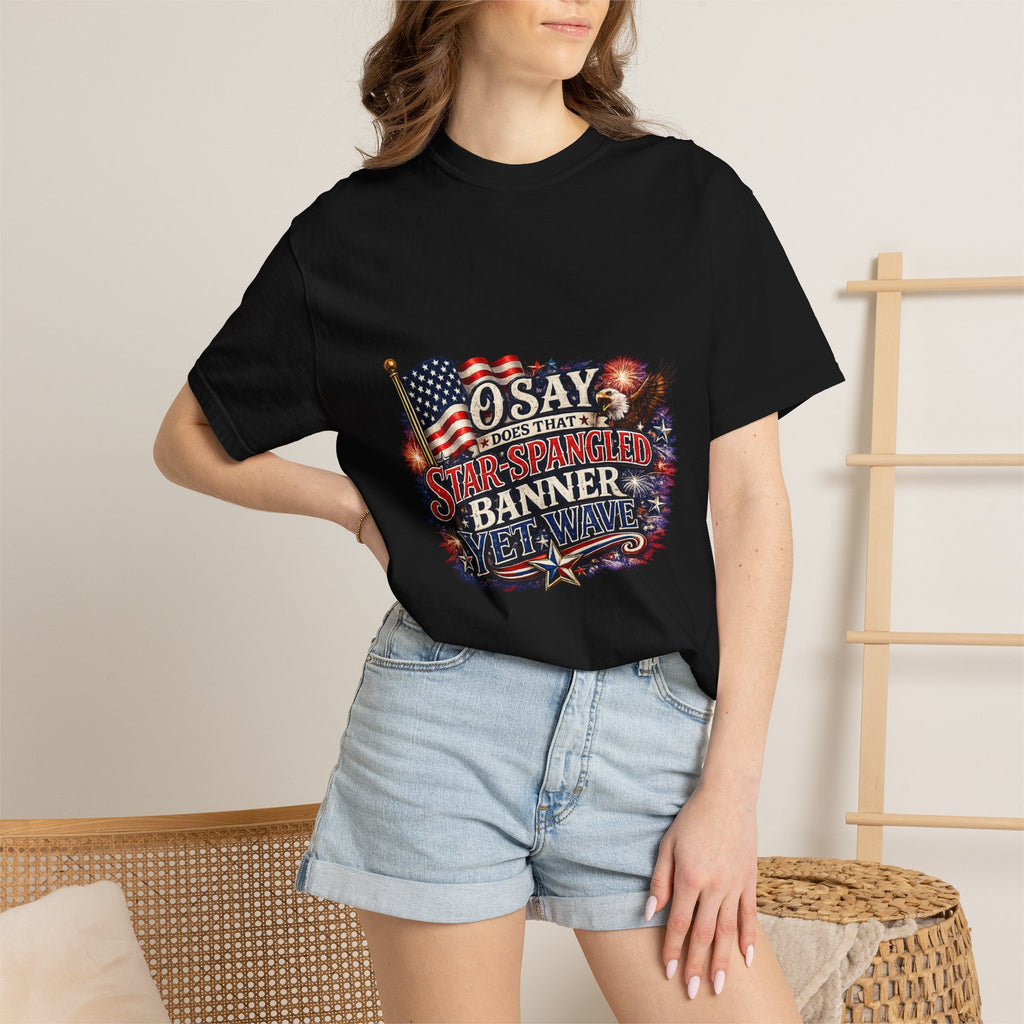 Star-Spangled Banner Graphic T-shirt | American Flag Patriotic Tee