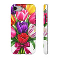 Bright Tulip Bouquet Tough Case | Floral Phone Case, Spring Flowers