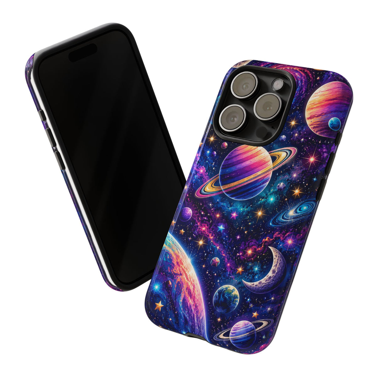 Colorful Galaxy Planets phone case | Tough Case