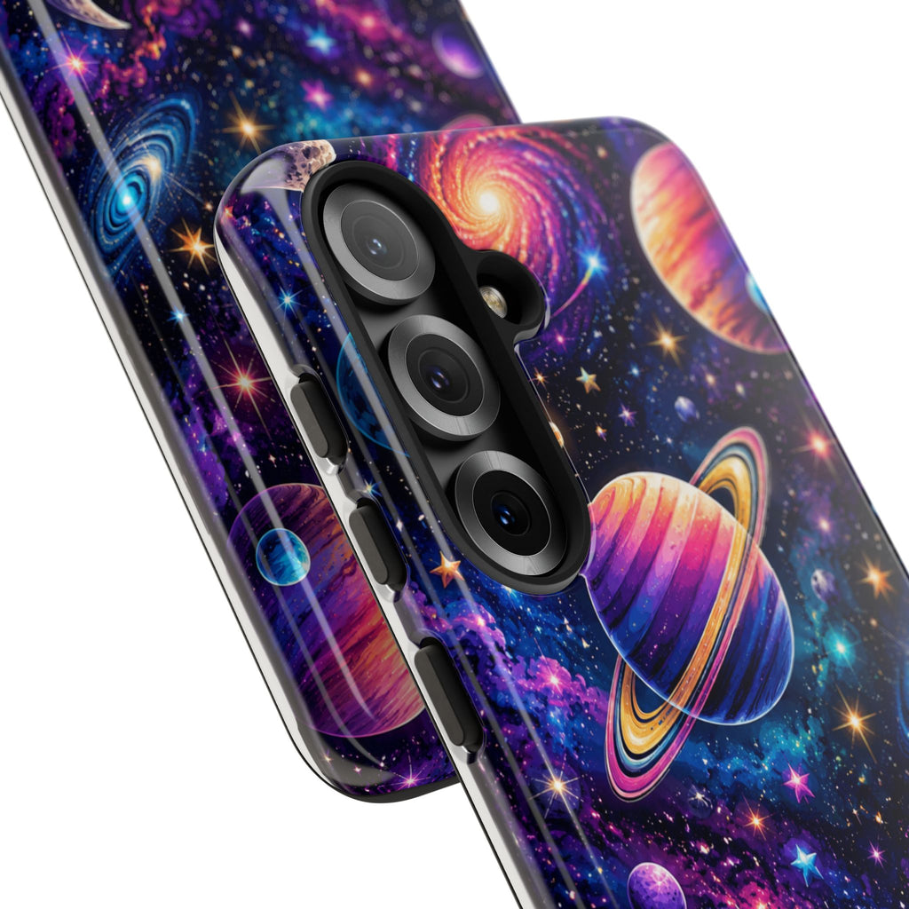 Colorful Galaxy Planets phone case | Tough Case