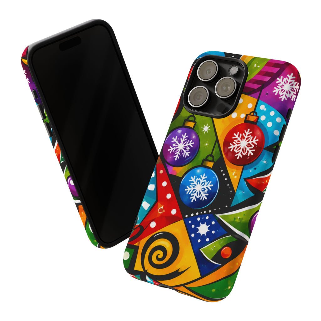 Holiday Ornament Phone Case — Colorful Festive Christmas Design