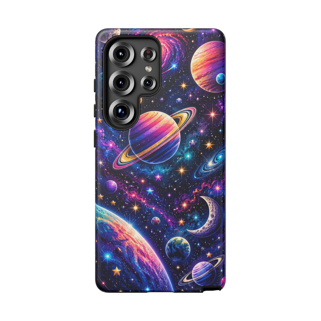 Colorful Galaxy Planets phone case | Tough Case