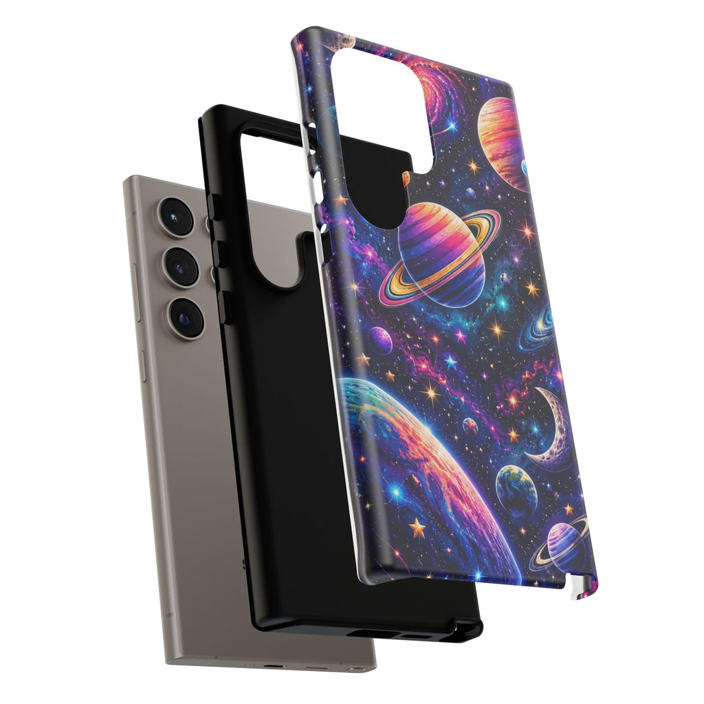 Colorful Galaxy Planets phone case | Tough Case