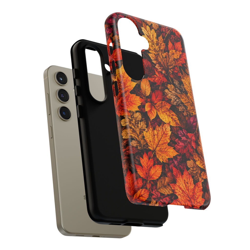 Autumn Leaves Tough Phone Case — Fall Foliage Protective Cover