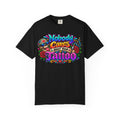 Nobody Cares About Your Tattoo T-shirt | Skull Rose Tattoo Design