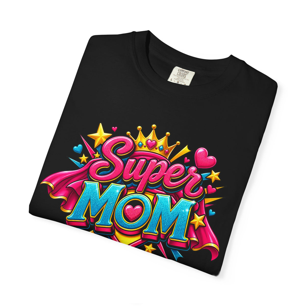 Super Mom T-Shirt — Colorful Comic-Style Mother's Day Tee