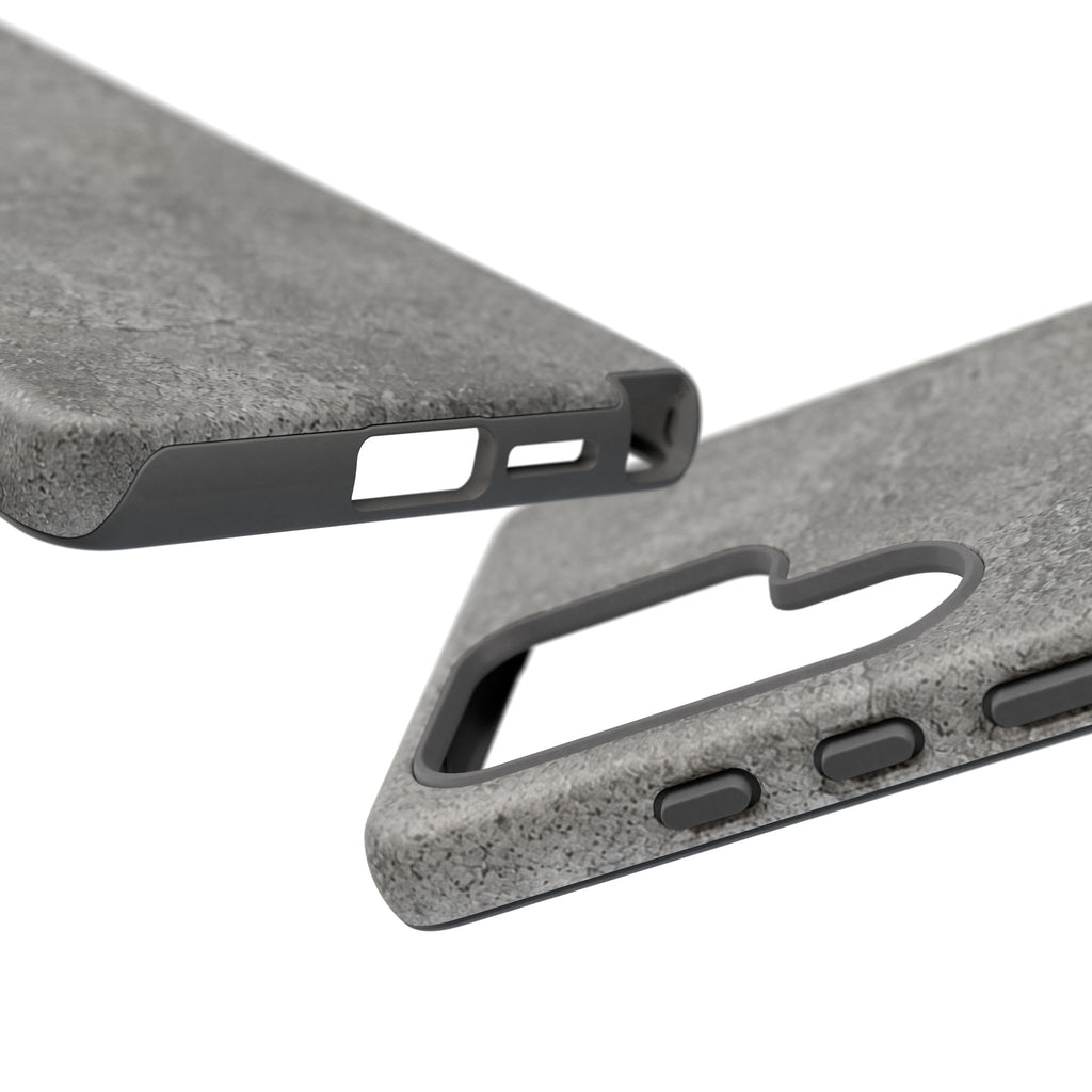 Concrete Texture Phone Case — Rugged Grey Protective iPhone Cover