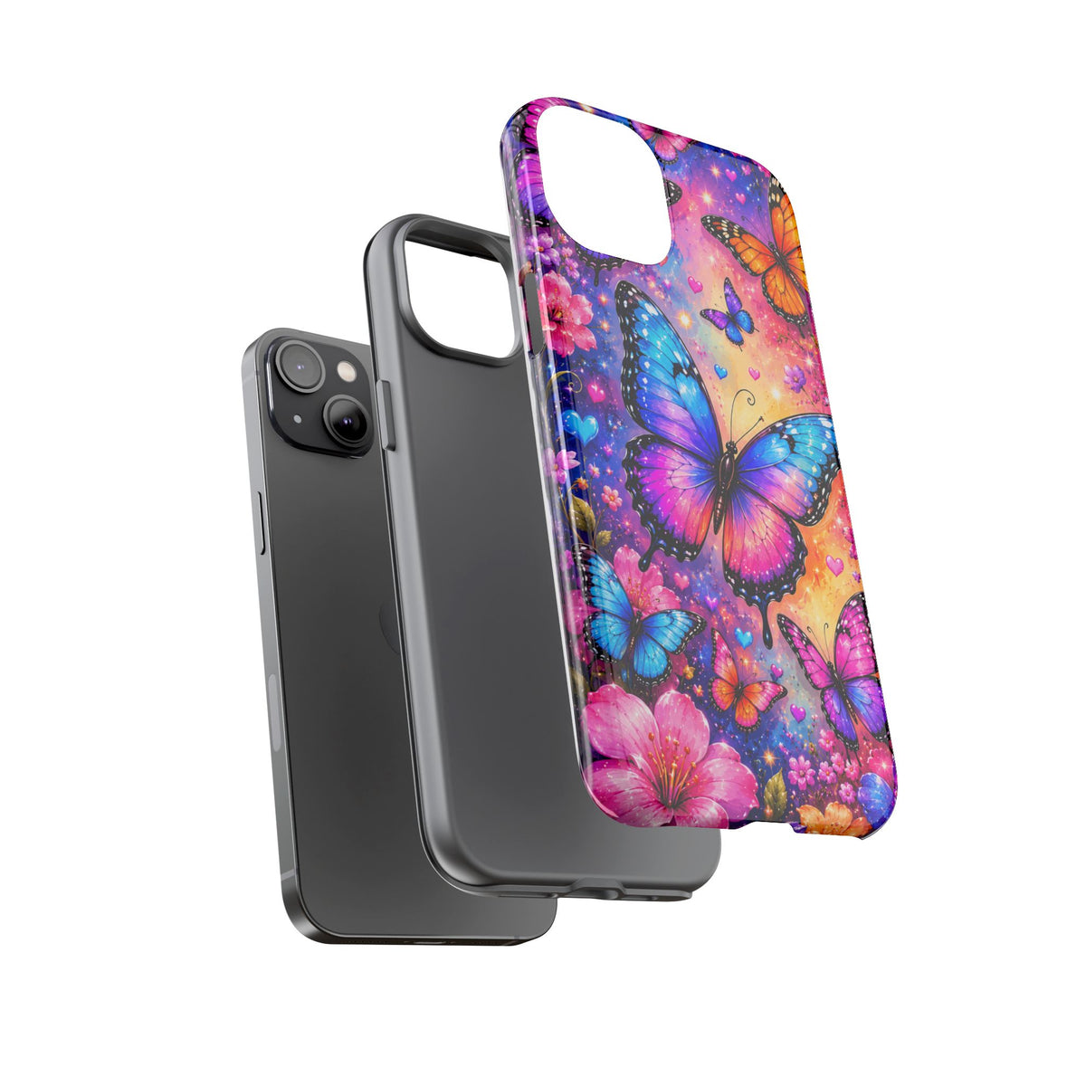 Colorful Butterfly Pattern Phone Case | Tough Cases