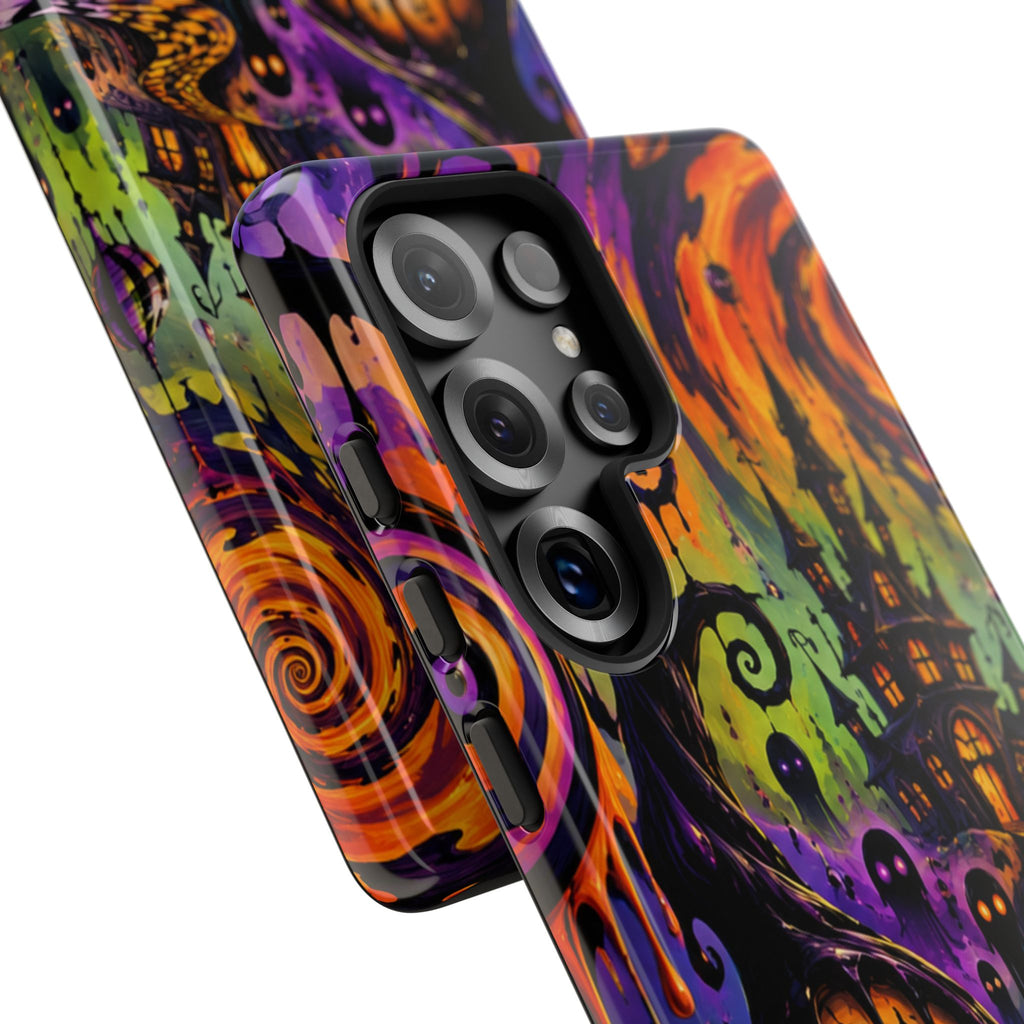 Phone Case — Psychedelic Haunted House Halloween Design