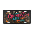 Livin' That Country Life Vanity Plate | Rustic Truck, Guitar