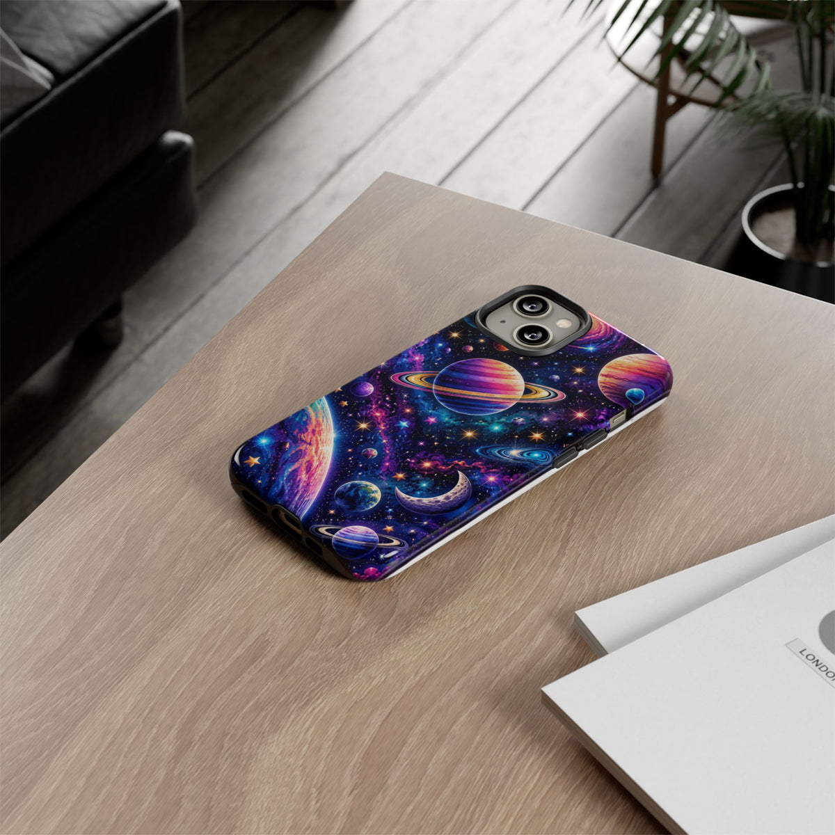 Colorful Galaxy Planets phone case | Tough Case