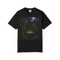 Witches Cauldron T-Shirt – Spooky Halloween Witch Scene