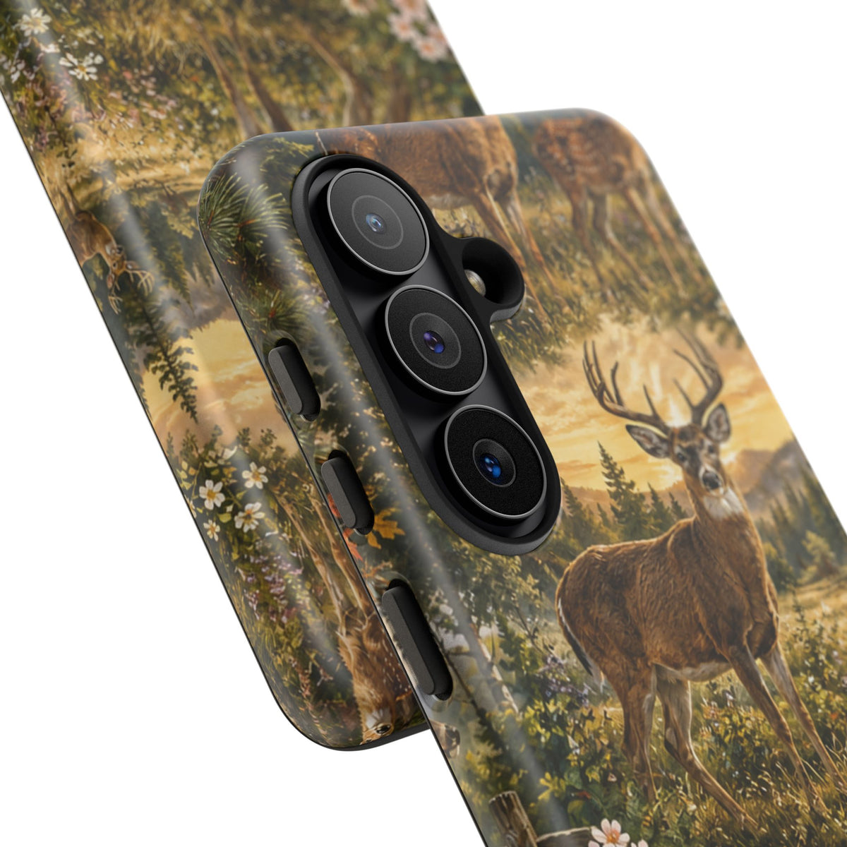 Deer Forest Phone Case — Woodland Bucks Nature iPhone Cover