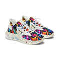 Women's Mesh Sneakers — Colorful Swirl Athletic Shoes for Stylish Everyday Wear