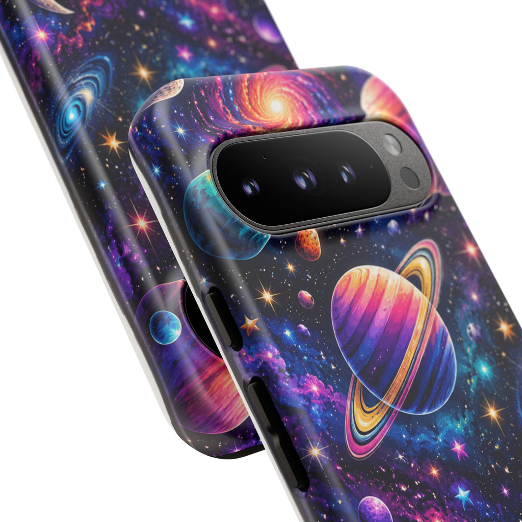 Colorful Galaxy Planets phone case | Tough Case