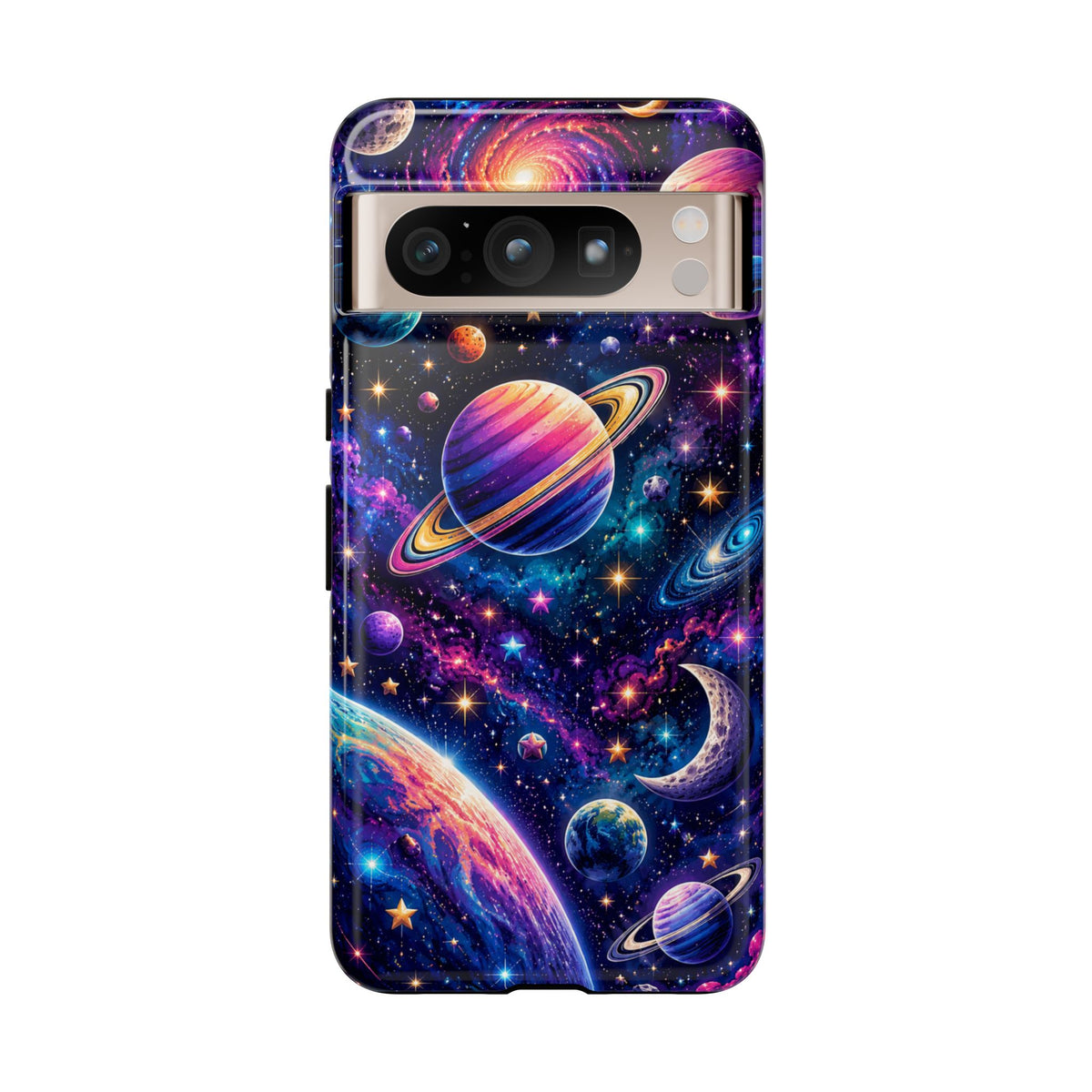 Colorful Galaxy Planets phone case | Tough Case