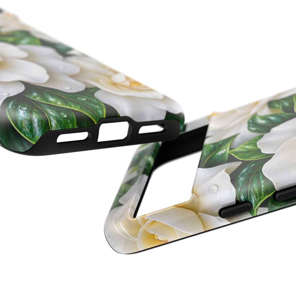 Floral Camellia Tough Case — White Gardenia Phone Cover