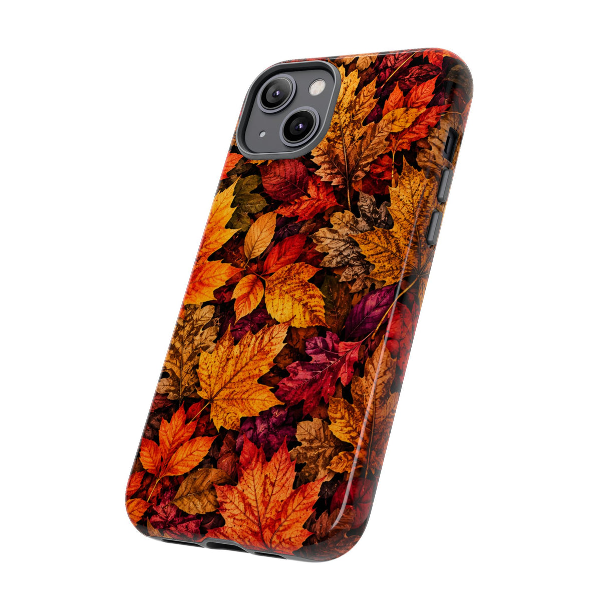 Autumn Leaves Tough Phone Case — Fall Foliage Protective Cover