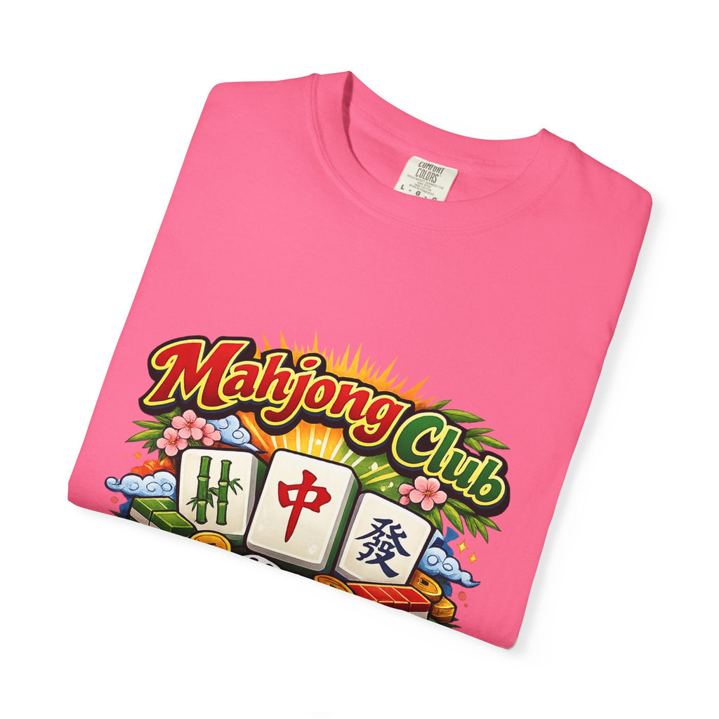 Mahjong Club Addicted to the Tiles T-shirt | Mahjong Graphic Tee