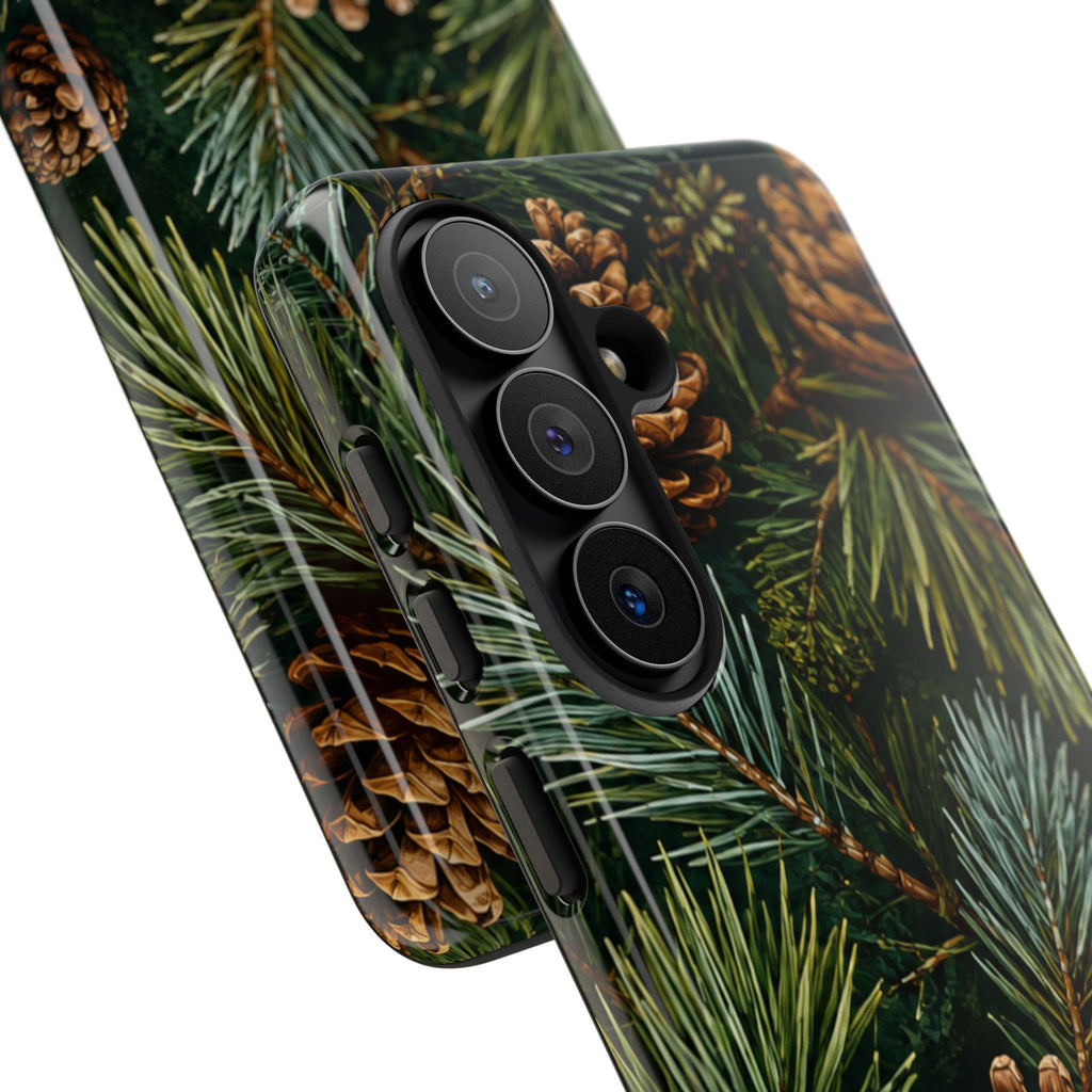 Pinecone Pines Phone Case — Festive Evergreen iPhone Cover