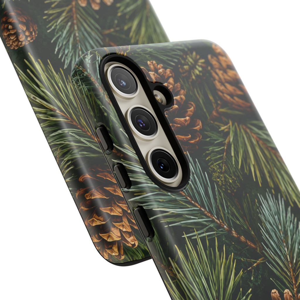 Pinecone Pines Phone Case — Festive Evergreen iPhone Cover