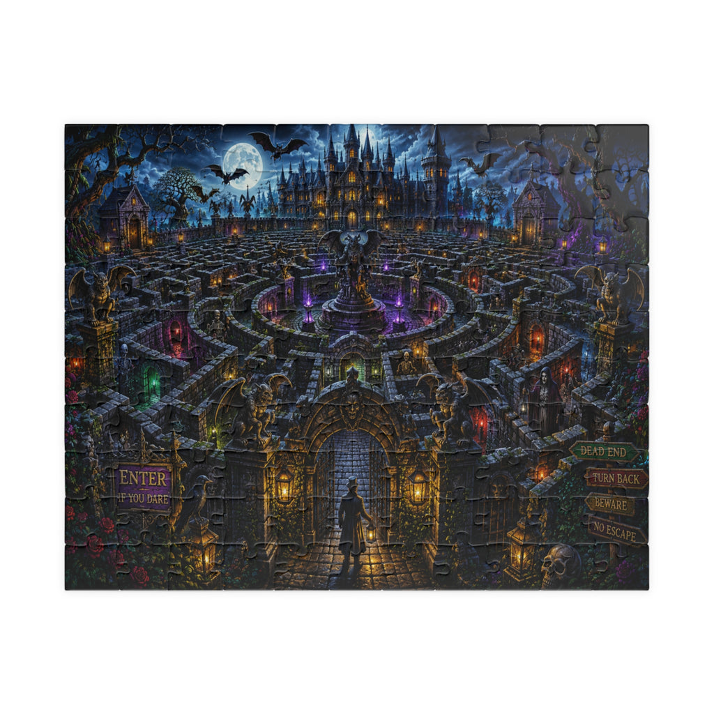 Haunted Castle Maze Puzzle 520 Piece | Spooky Night Jigsaw