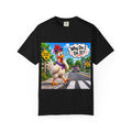 Chicken Crossing 'Why Do I Do It?' T-shirt | Funny Rooster Design