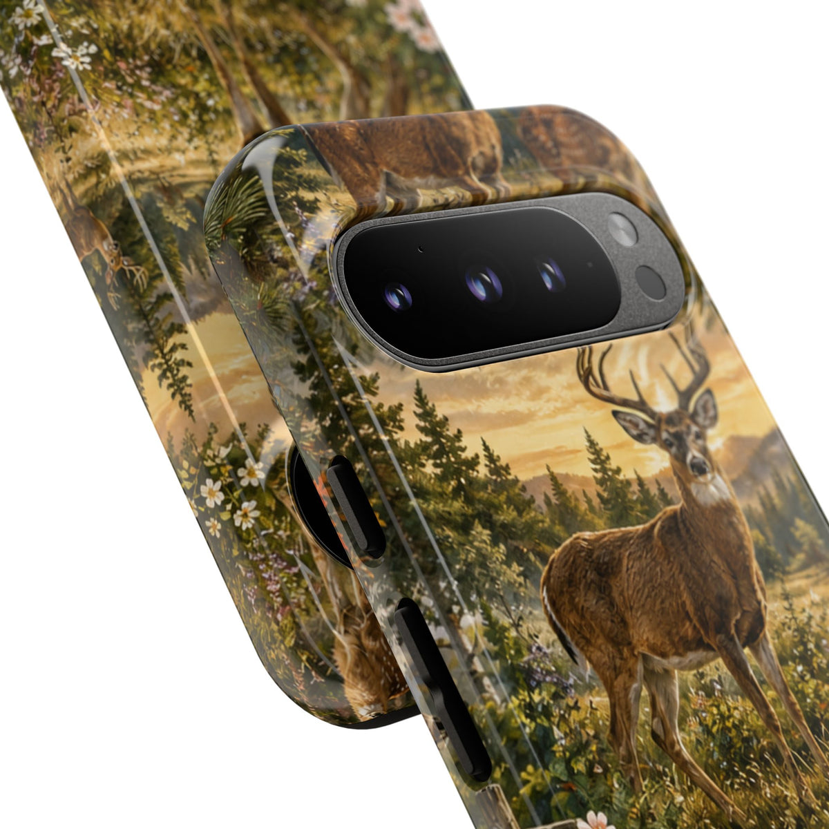 Deer Forest Phone Case — Woodland Bucks Nature iPhone Cover