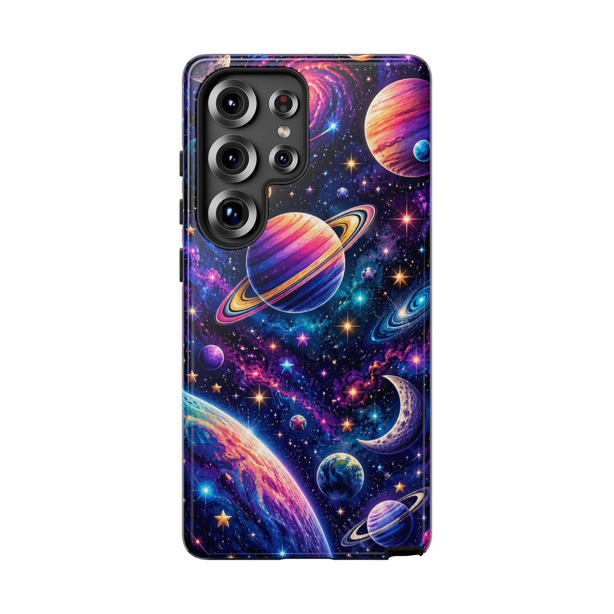 Colorful Galaxy Planets phone case | Tough Case