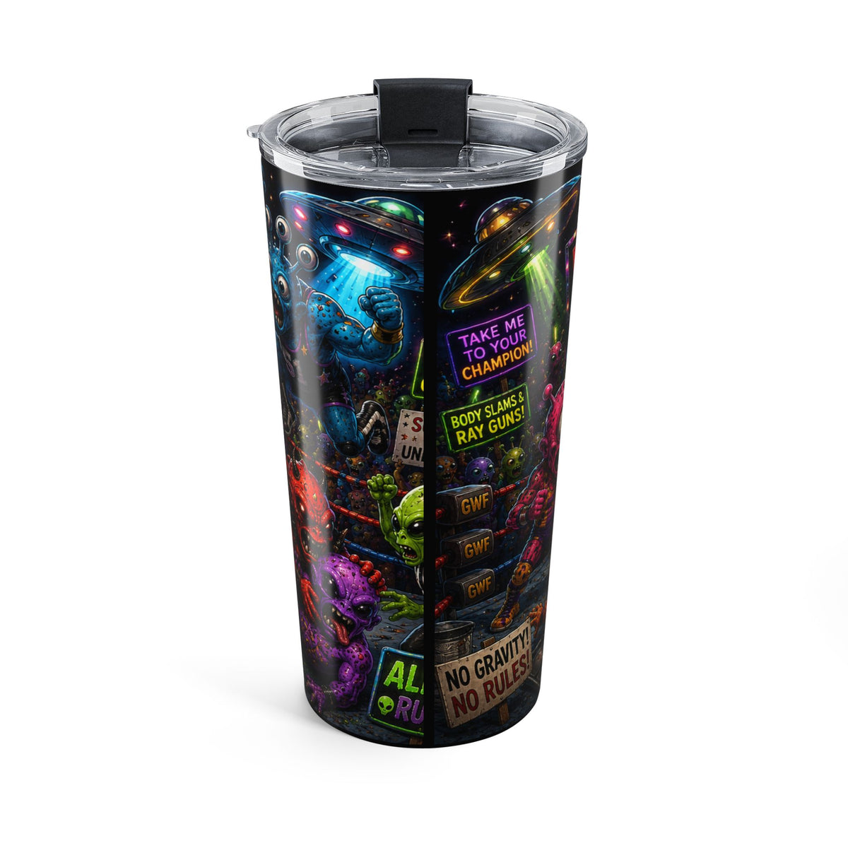 Galactic Wrestling Federation Tumbler | Space Monster Championship
