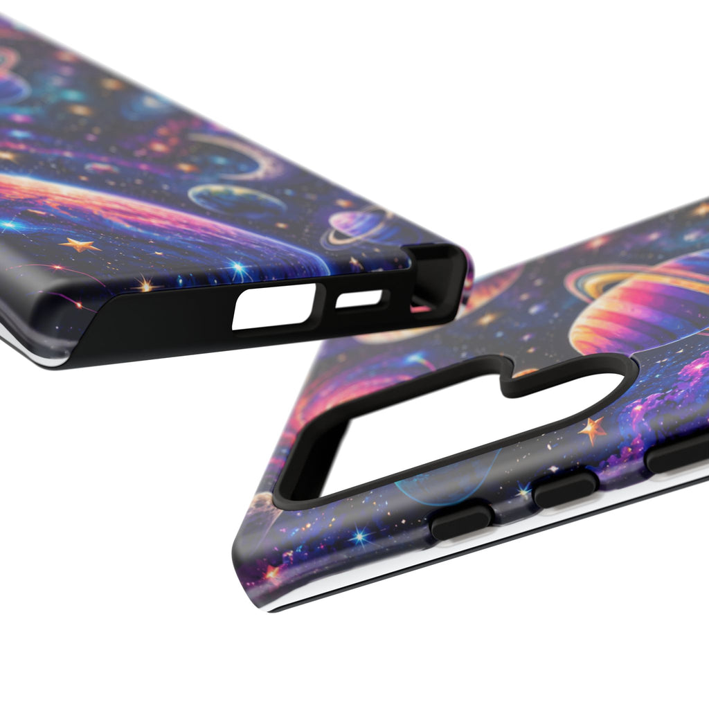 Colorful Galaxy Planets phone case | Tough Case