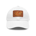 Pepperoni Pizza Patch Hat | Leather Rectangle Patch