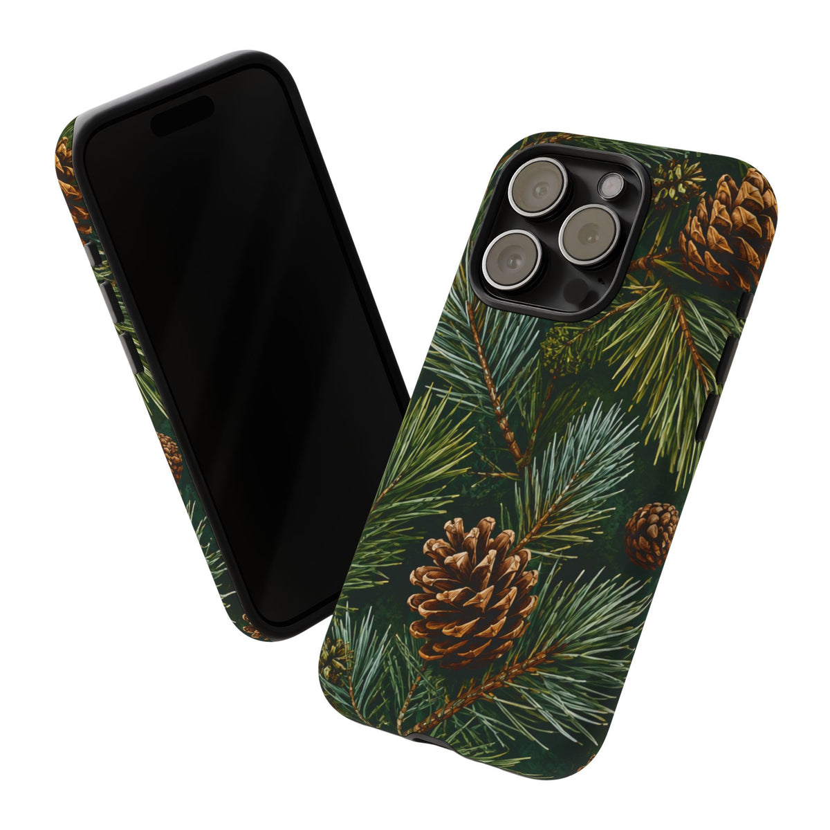Pinecone Pines Phone Case — Festive Evergreen iPhone Cover