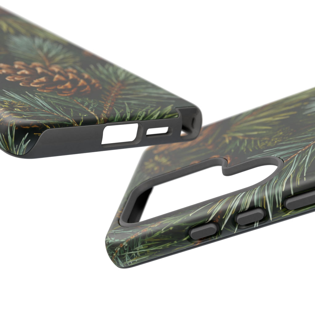 Pinecone Pines Phone Case — Festive Evergreen iPhone Cover