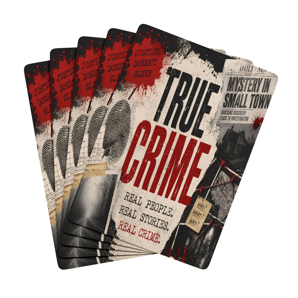 True Crime Playing Cards | Poker Deck