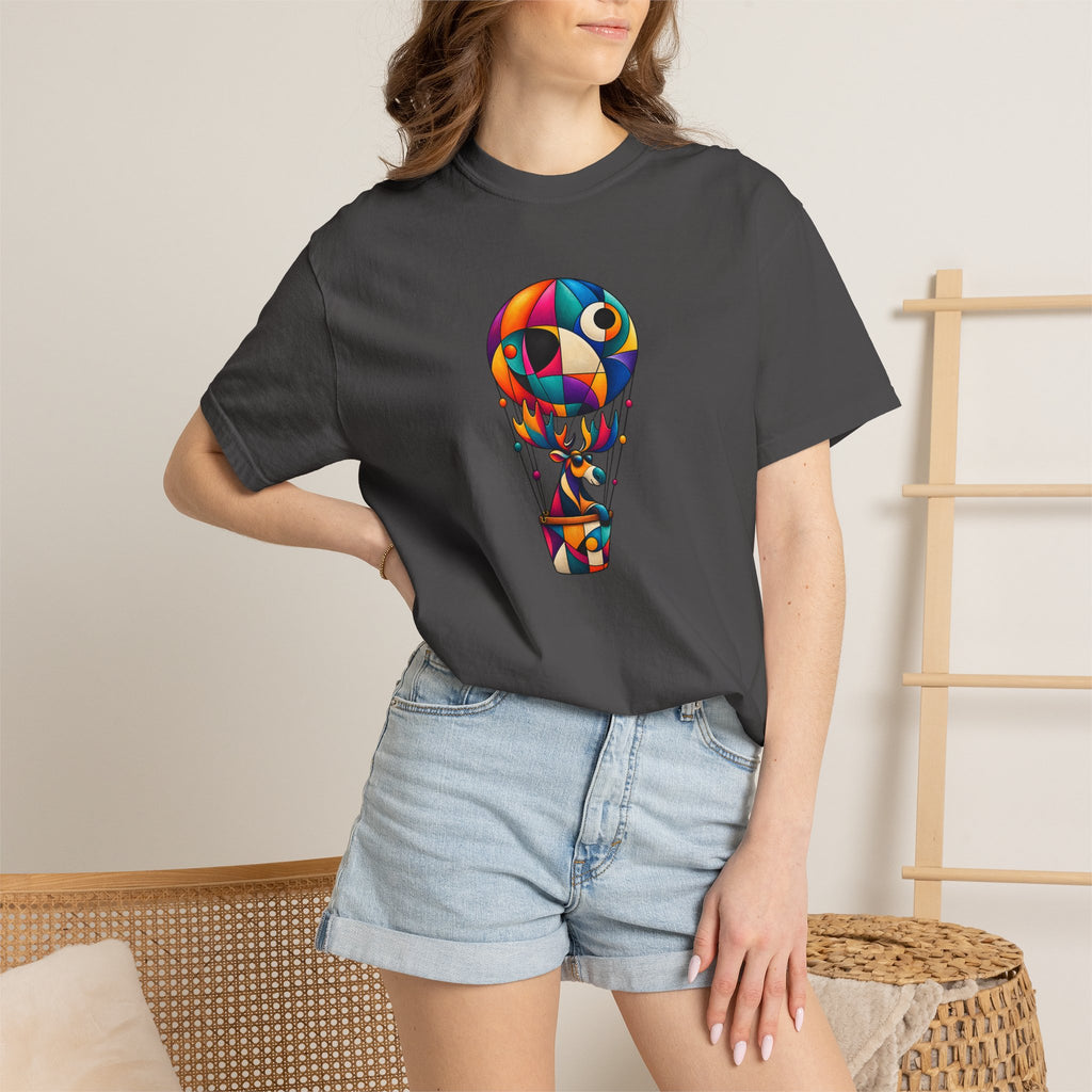 Hot Air Balloon Abstract Art T-Shirt