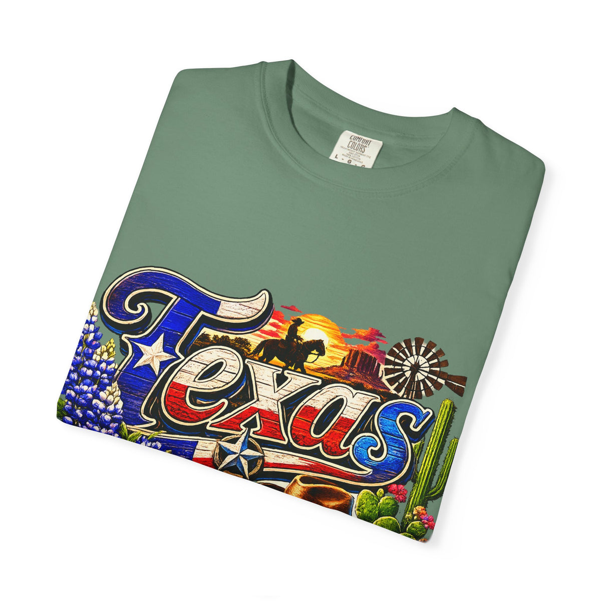Texas Vintage Postcard T-Shirt | Lone Star State Roadtrip