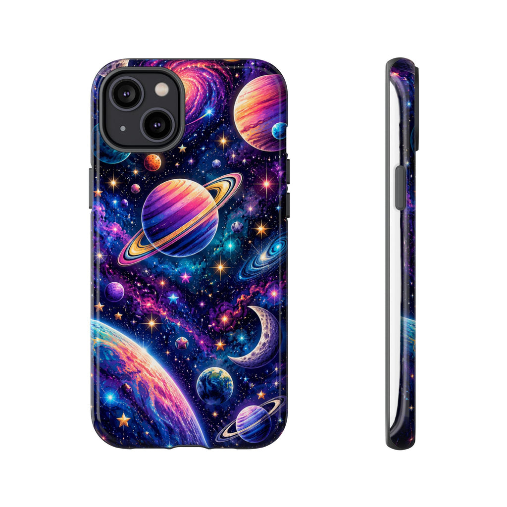 Colorful Galaxy Planets phone case | Tough Case