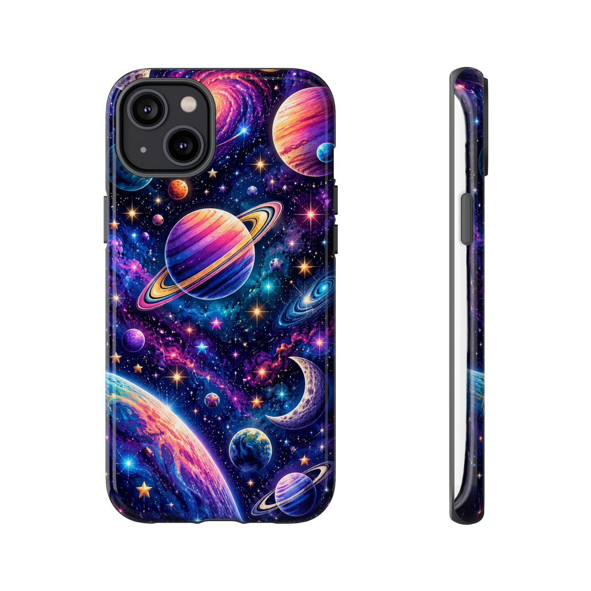 Colorful Galaxy Planets phone case | Tough Case