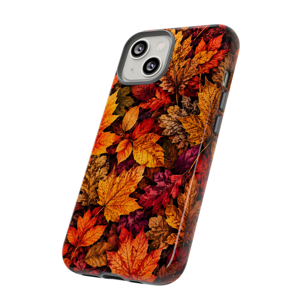 Autumn Leaves Tough Phone Case — Fall Foliage Protective Cover
