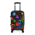 Holiday Ornaments Colorful Christmas Suitcase – Festive Travel Luggage