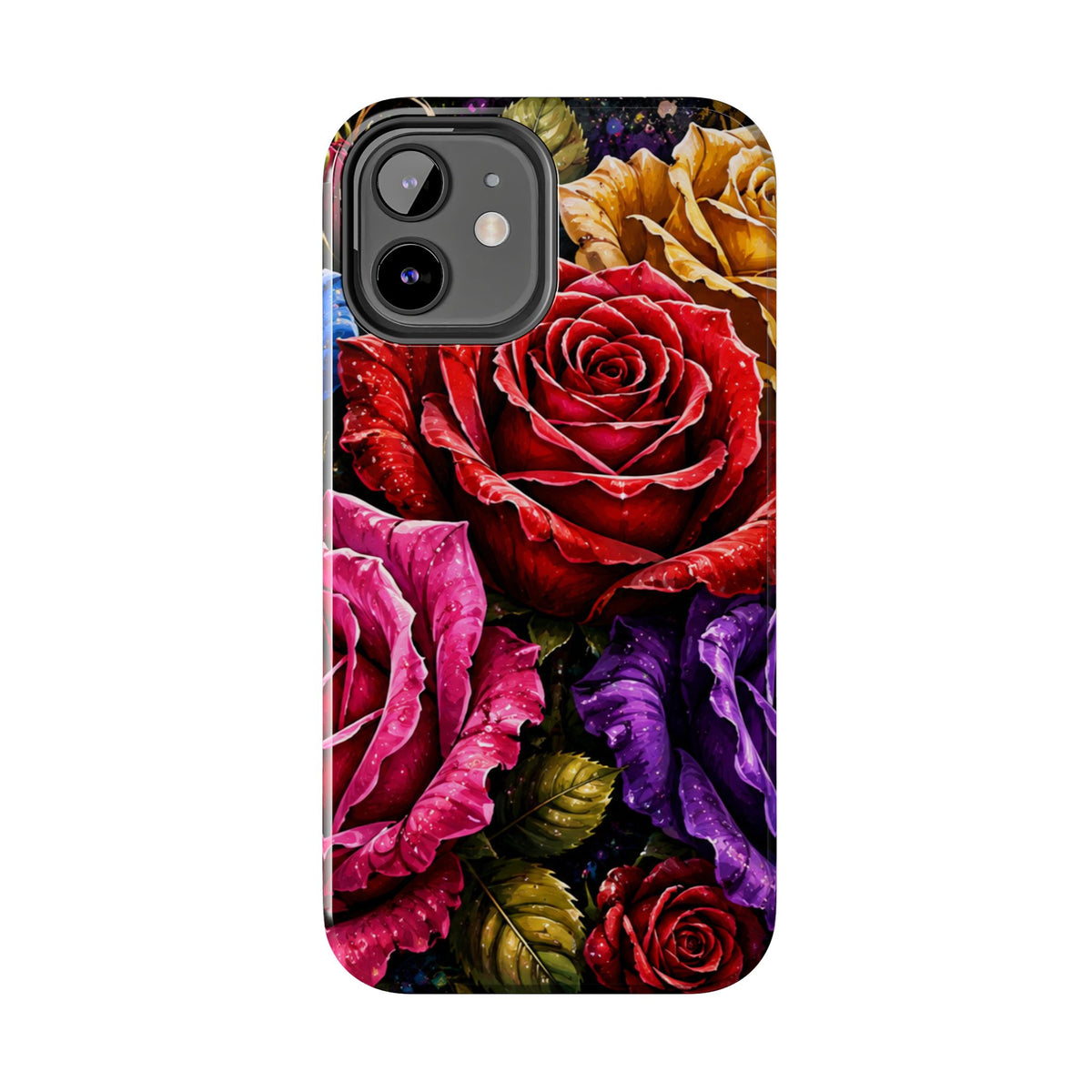 Tough Phone Case — Vibrant Rose Garden Protective Phone Cover