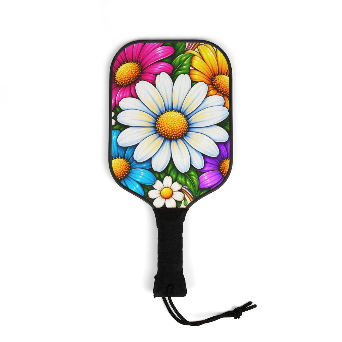 Daisy Floral Pickleball Paddle Set – Bright Flower Design Kit with Balls
