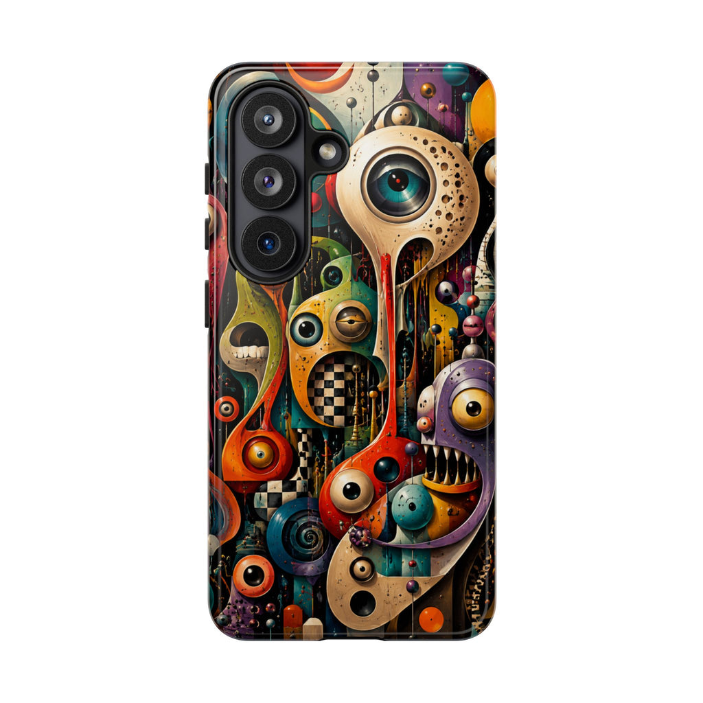 Surreal Monster Art Phone Case — Colorful Abstract Creature Design