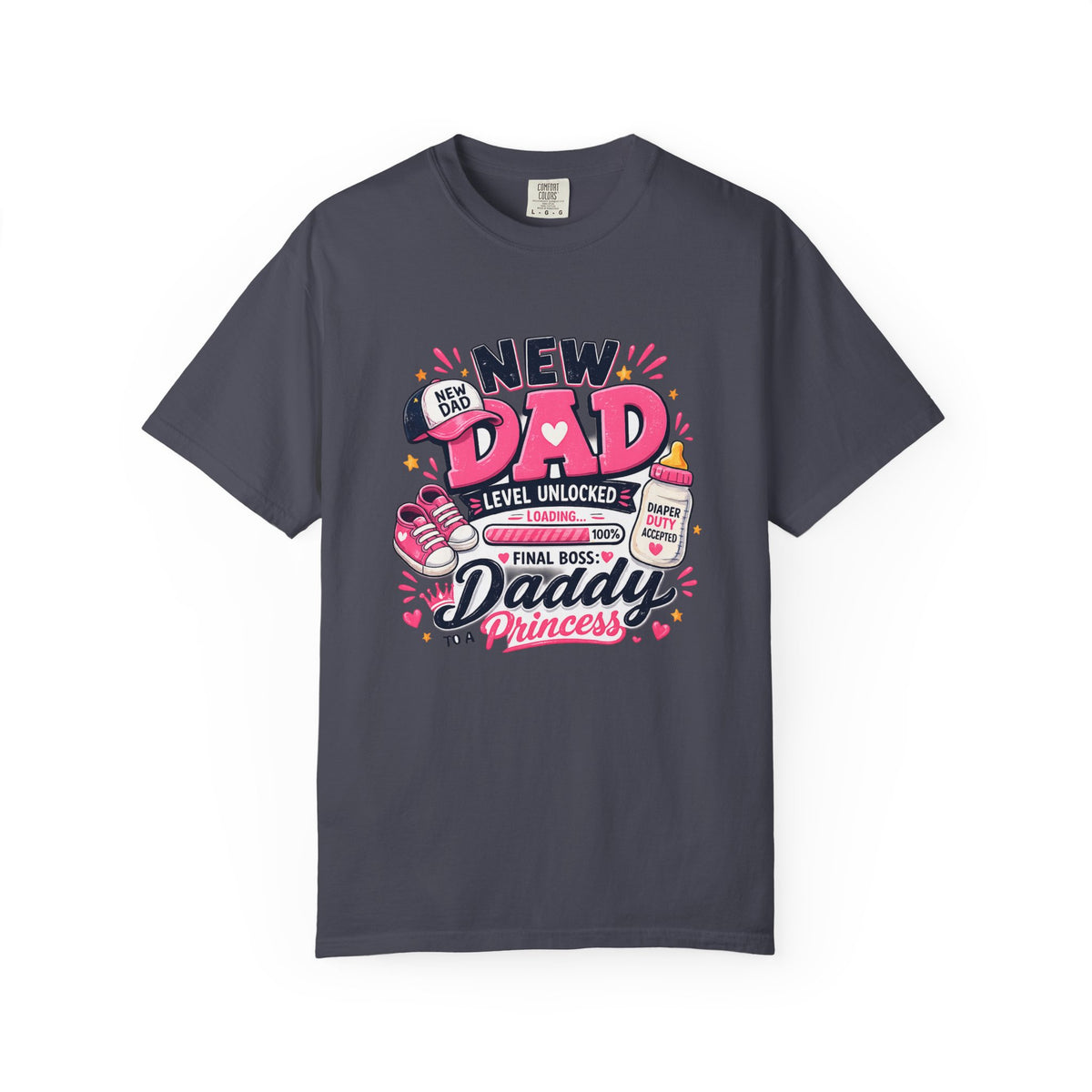 New Dad Level Unlocked T-shirt | Daddy to a Princess