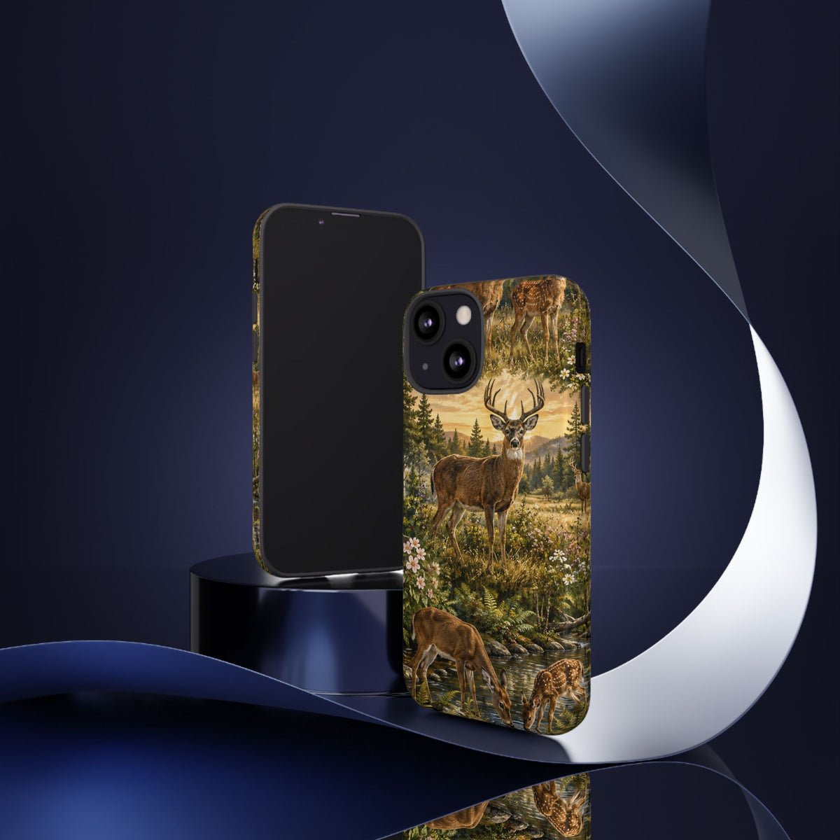 Deer Forest Phone Case — Woodland Bucks Nature iPhone Cover
