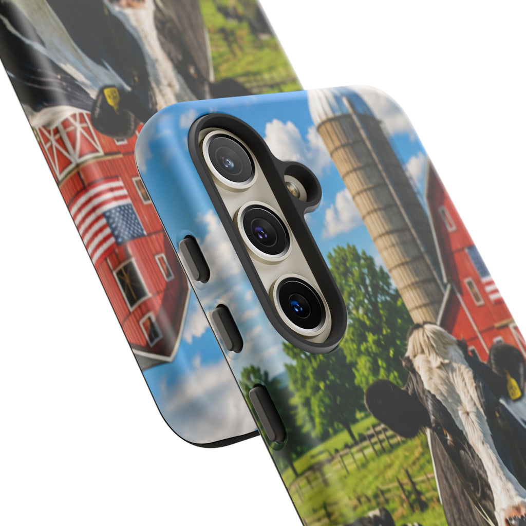 Cow Farm Phone Case — Rustic Barnyard iPhone Cover