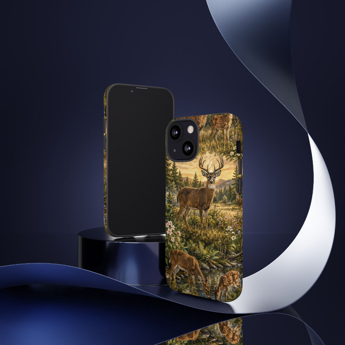 Deer Forest Phone Case — Woodland Bucks Nature iPhone Cover