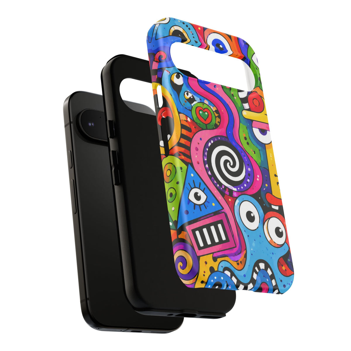 Colorful Abstract Doodle Tough Phone Case